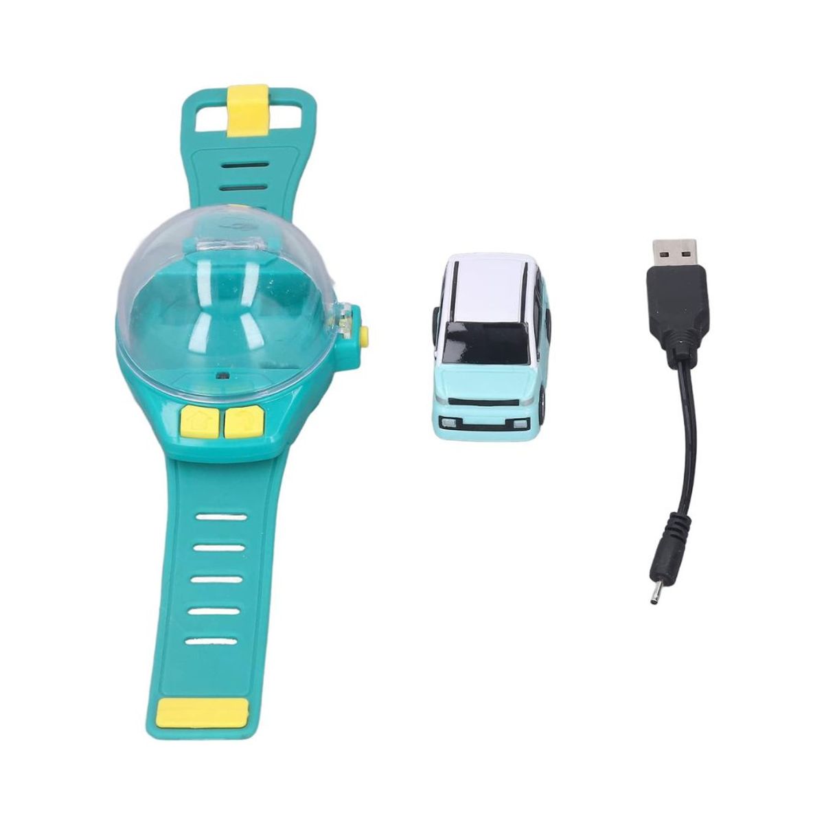 GENERICO - Divertido Juego Reloj con Carro a Control Remoto para Niños Verde IM3