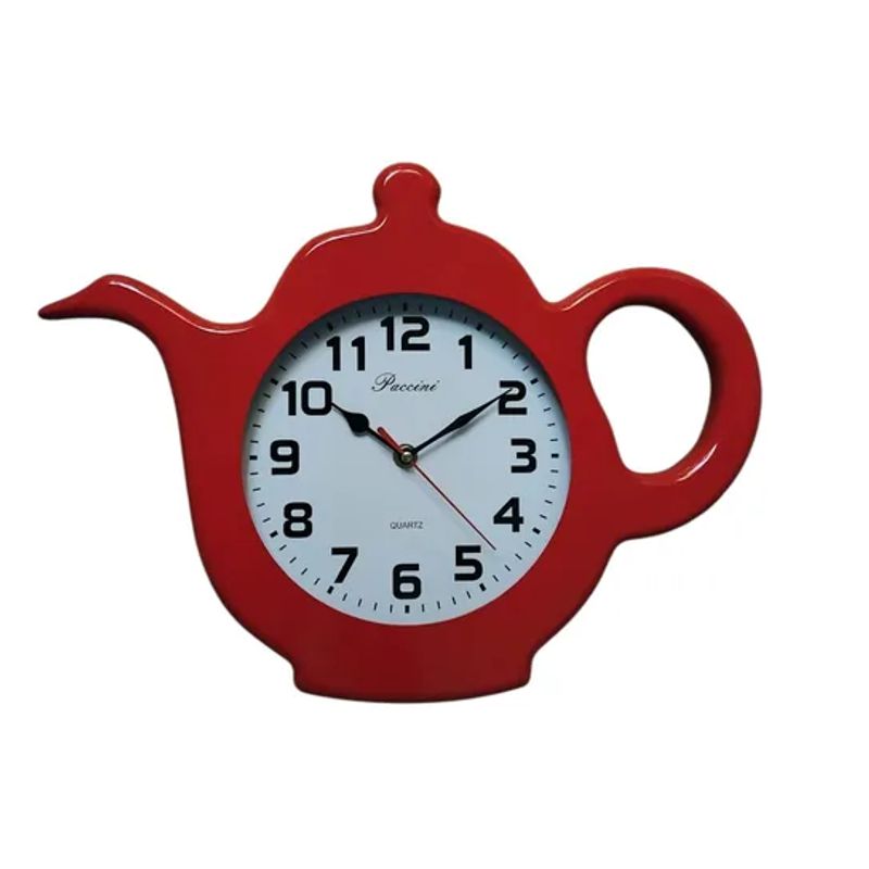 GENERICO - Reloj de pared Tetera - decora cocina o comedor