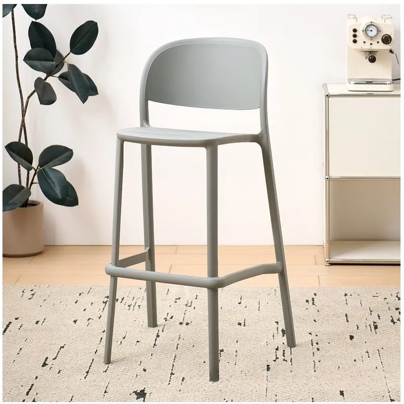 GENERICO - Silla bar Gris Stool 65 cm alt