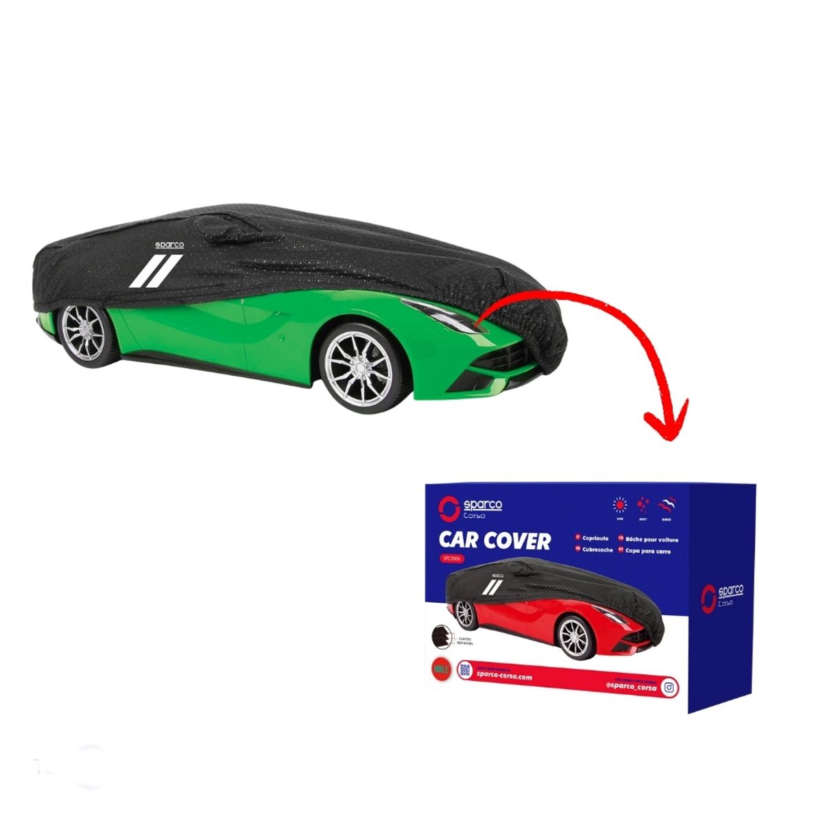 TECGO - COBERTOR AUTO M SPARCO SPC2006NM