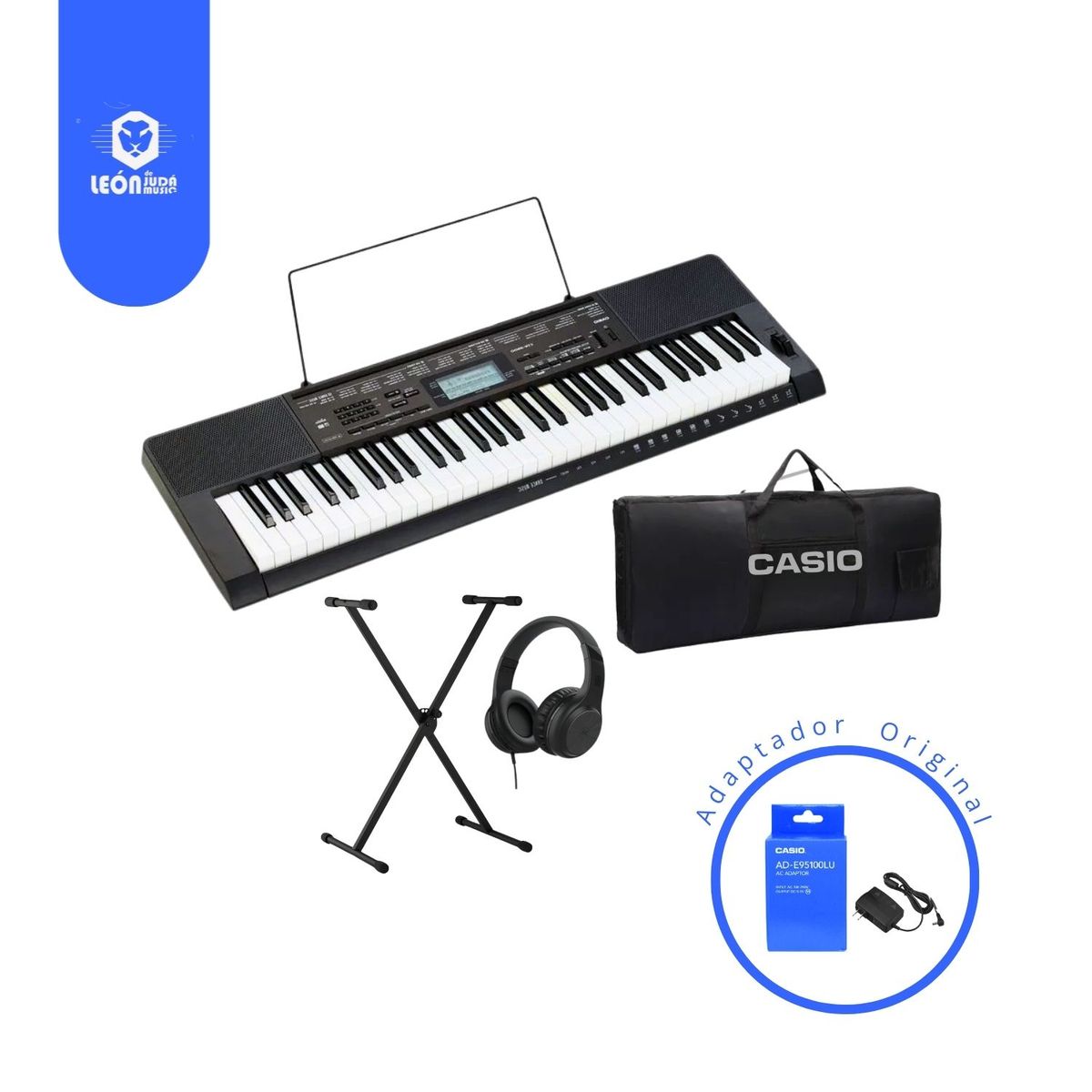 CASIO - Teclado Casio Ctk 3500 Pack Completo