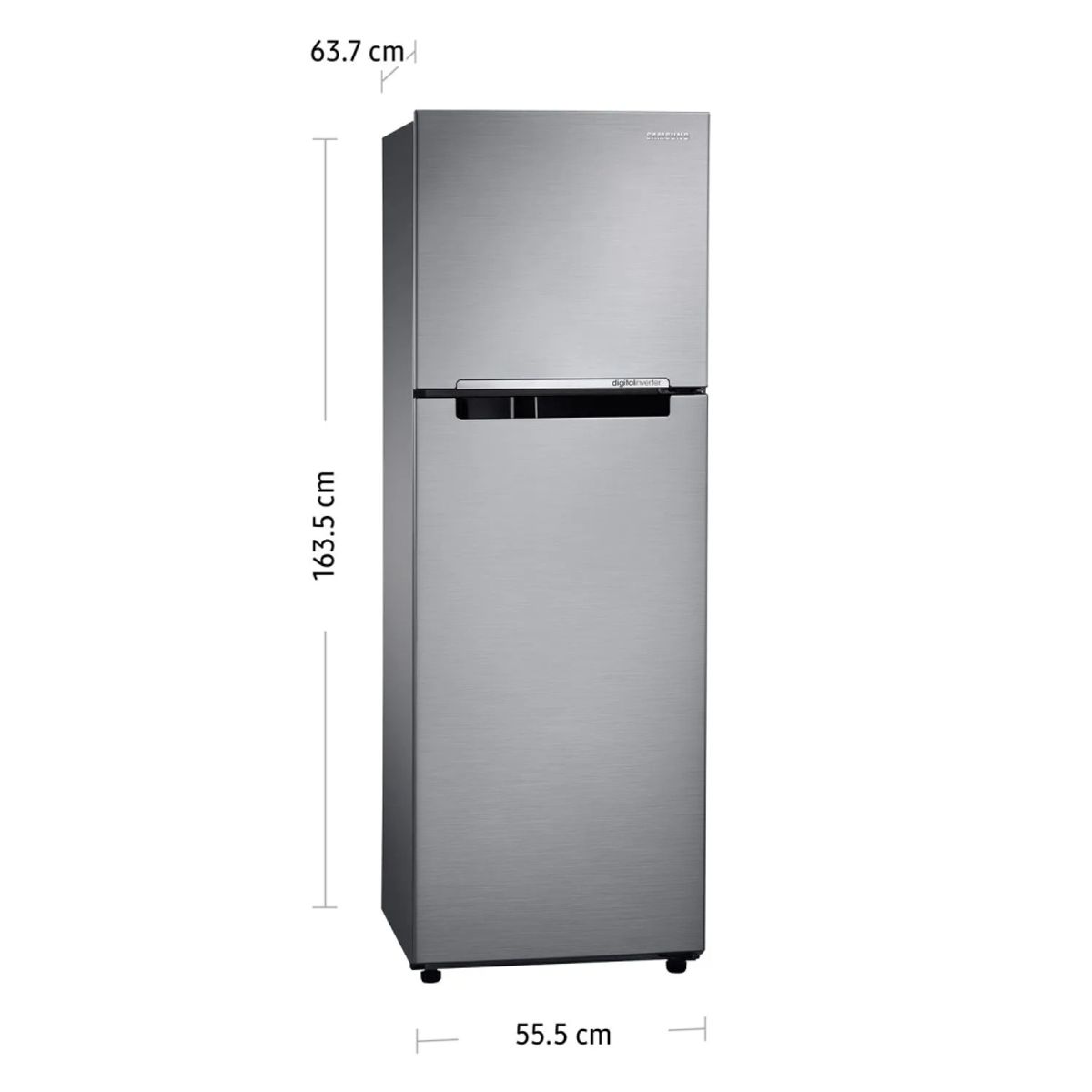 SAMSUNG - Refrigeradora Samsung RT25FARADS8PE Top Freezer 255L Inox