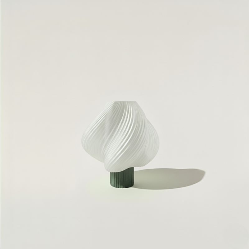 GENERICO - Lámpara SugarLush de impresión 3D Blanco y verde