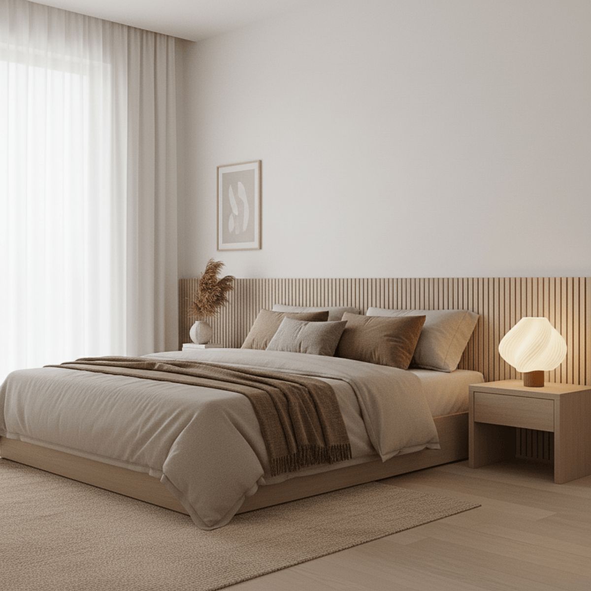 GENERICO - Lámpara SugarLush de impresión 3D Blanco y marrón