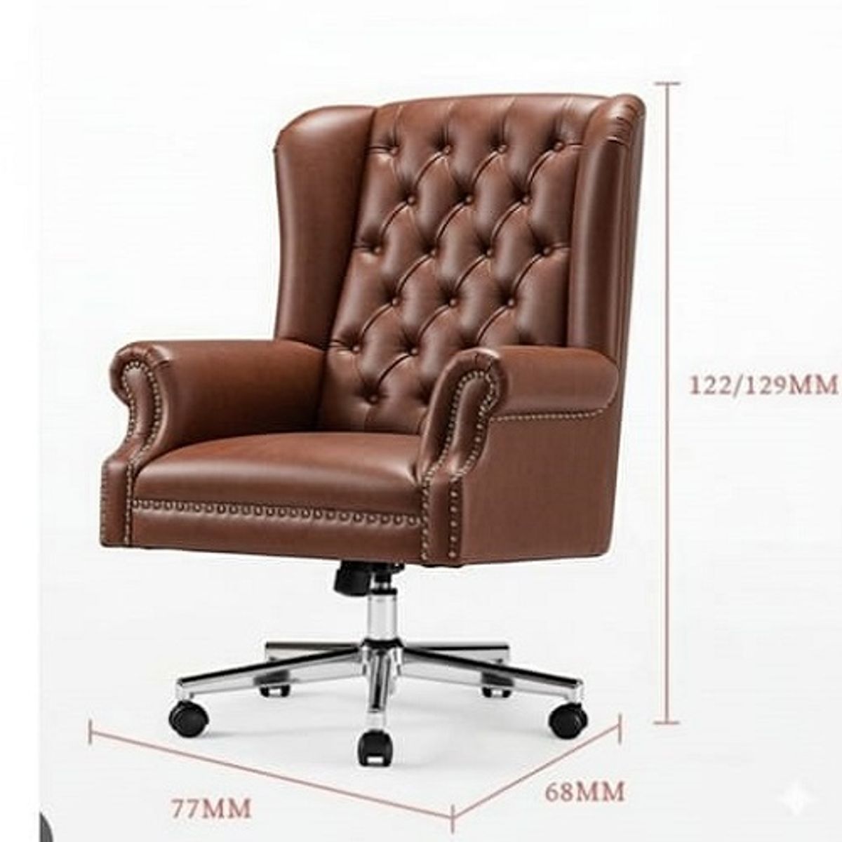 MOBILIARI - SILLA GERENCIA GIRATORIA OUTLET CYBER MOBILIAR CAVALIERO  MARRON