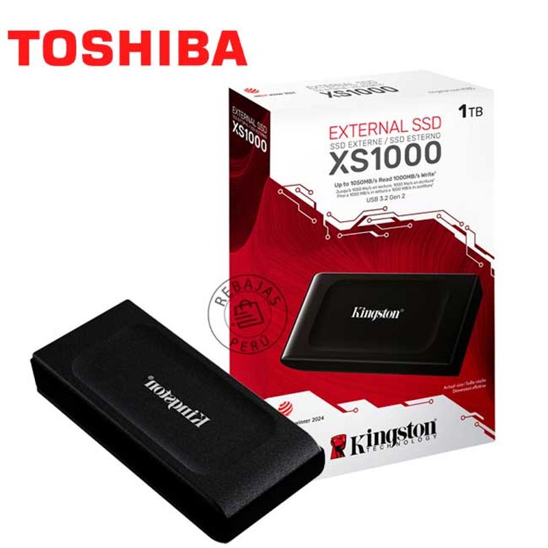 KINGSTON - Disco Kingston XS1000 SSD externo 1 TB USB 3.2 Gen2