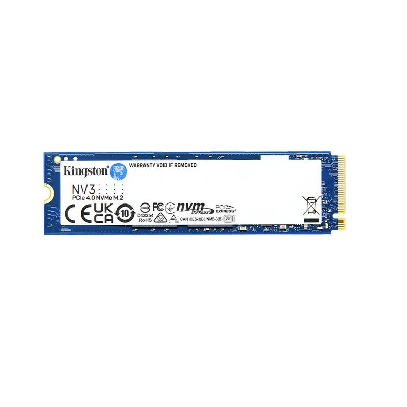 KINGSTON - Disco SSD Kingston 1TB NV3 PCIe 4.0 NVMe M.2 SSD