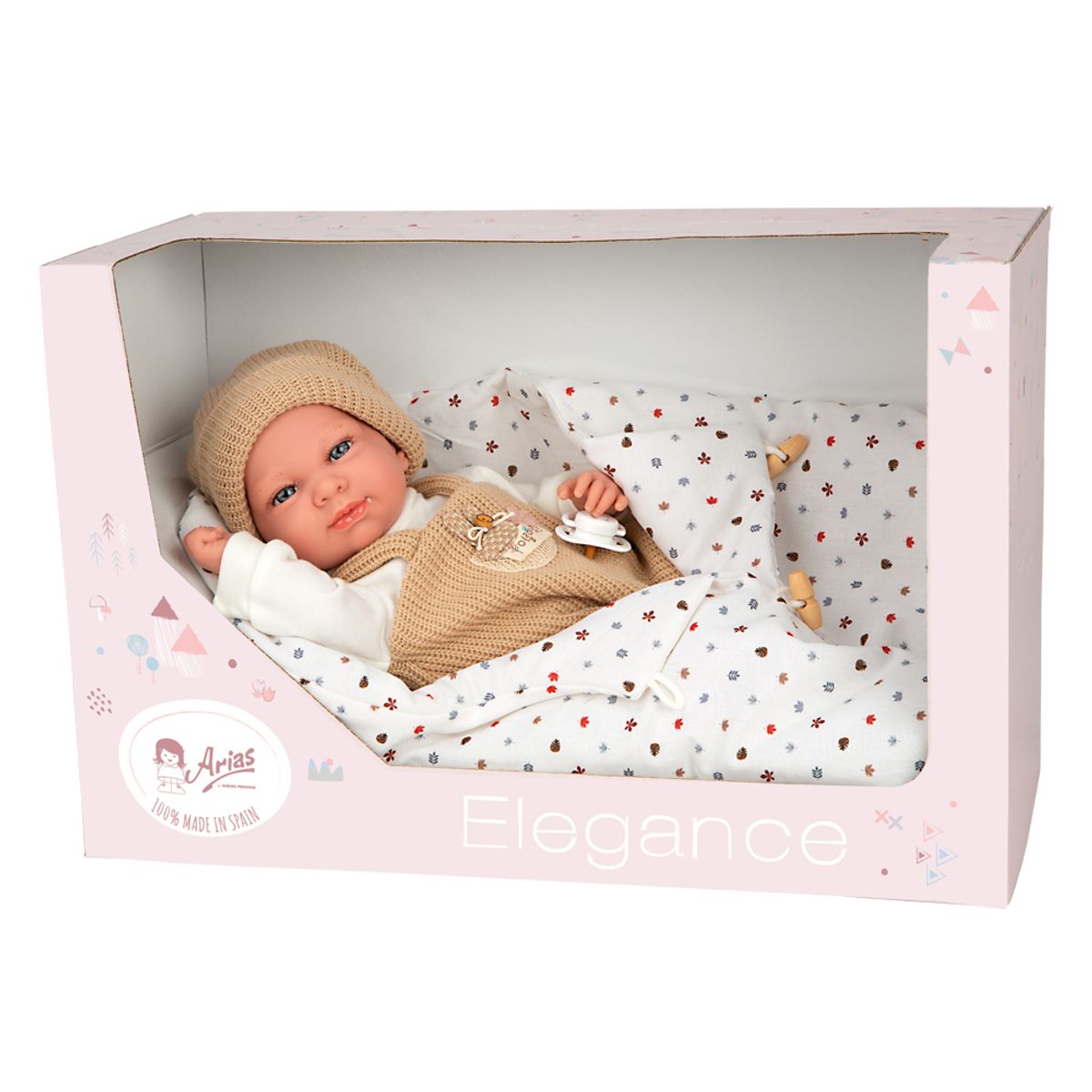 MUÑECAS REBORN - Muñeca de Peso Eleance 40 cm con saco de dormir  60898