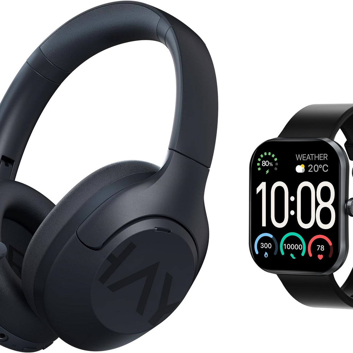 HAYLOU - Audífonos  Bluetooth Haylou S30  PRO Y Smarwatch S6