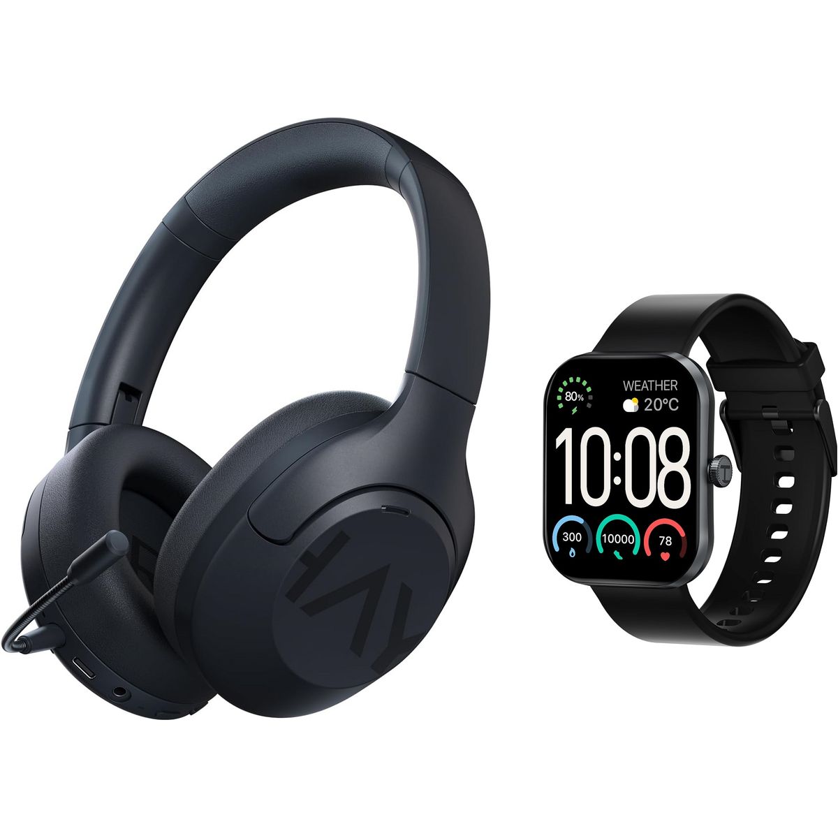 HAYLOU - Audífonos  Bluetooth Haylou S30  PRO Y Smarwatch S6