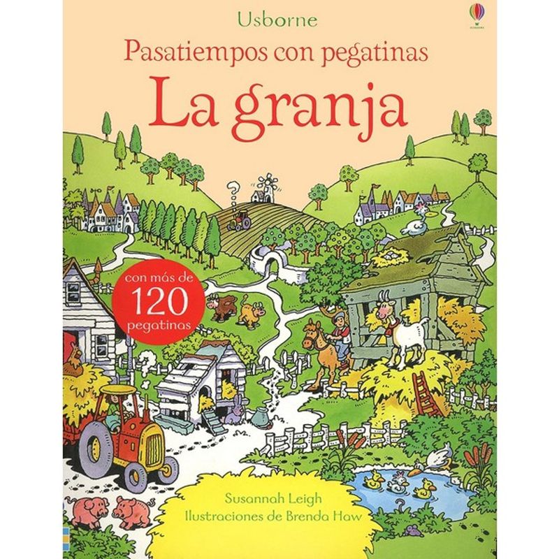 GENERICO - Libro PASATIEMPOS CON PEGATINAS LA GRANJA