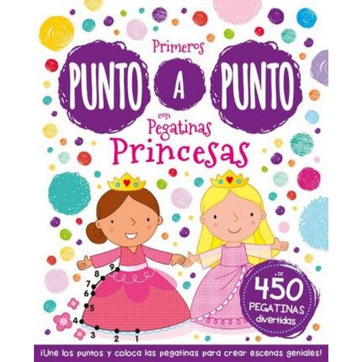 GENERICO - PUNTO A PUNTO CON PEGATINAS PRINCESAS