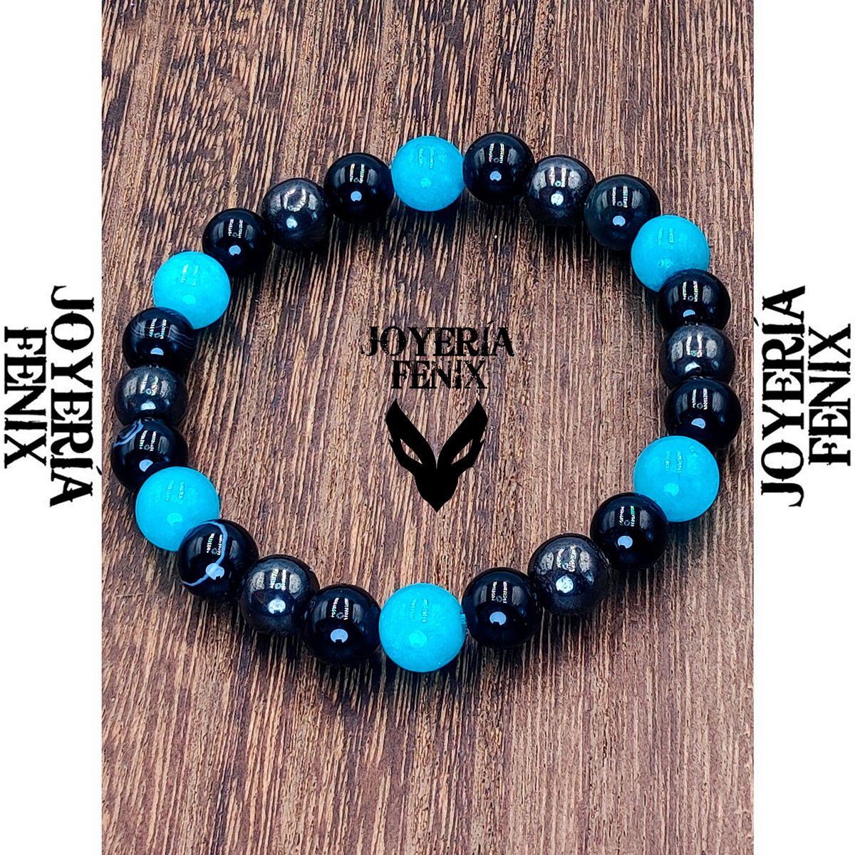 JOYERIA FENIX - Pulsera Triple Protección Turmalina - Joyería Fenix