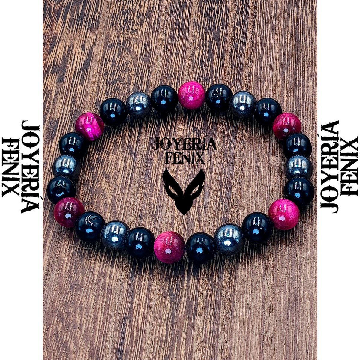 JOYERIA FENIX - Pulsera Triple Protección Turmalina - Joyería Fenix