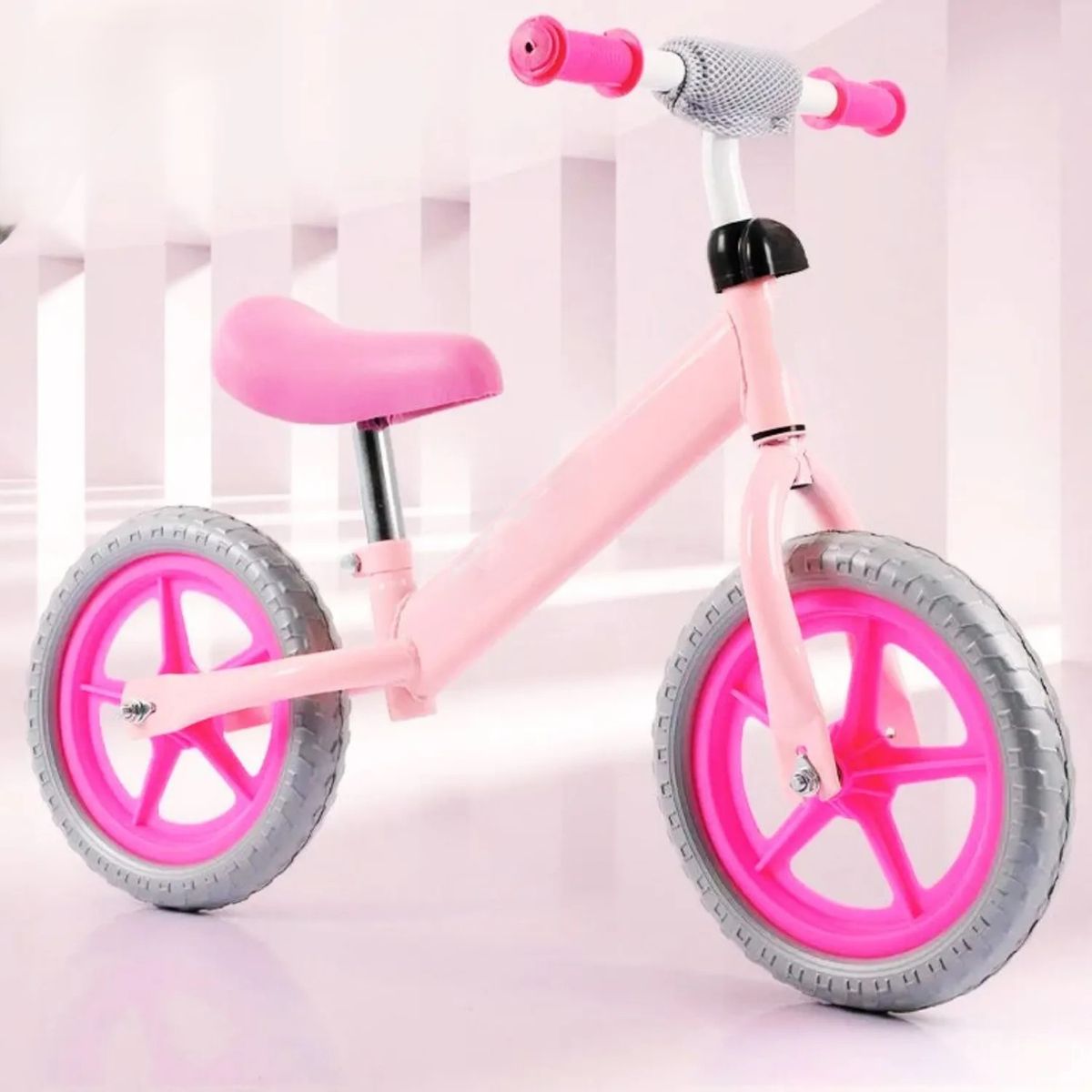 GENERICO - Bicicleta de Balance de Equilibrio Para Niños - Rosa
