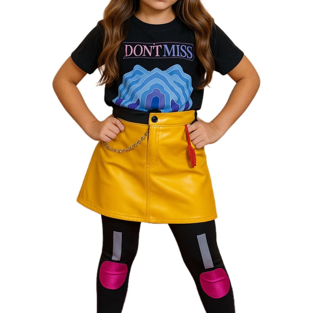 GENERICO - DISFRAZ GUERRERA K POP MIRA PARA NIÑAS