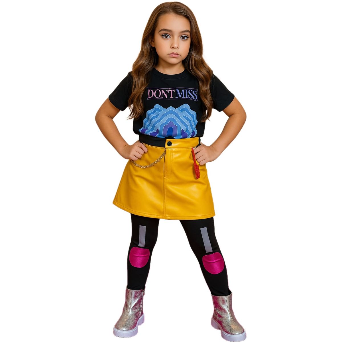 GENERICO - DISFRAZ GUERRERA K POP MIRA PARA NIÑAS