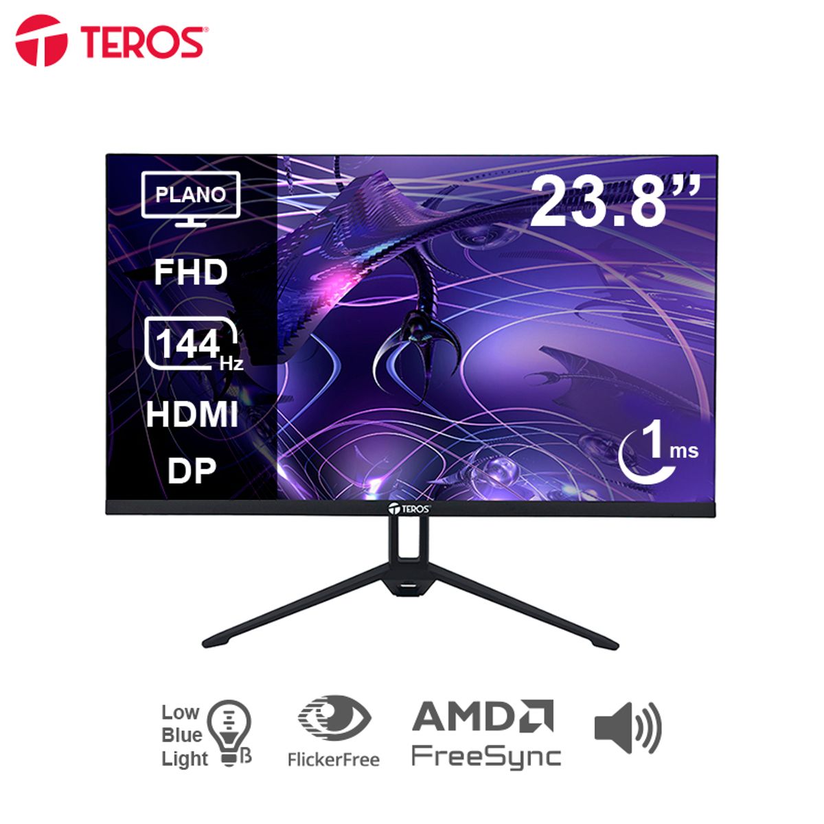 TEROS - Monitor TEROS TE-2417S 23.8 IPS FHD 144Hz 1ms