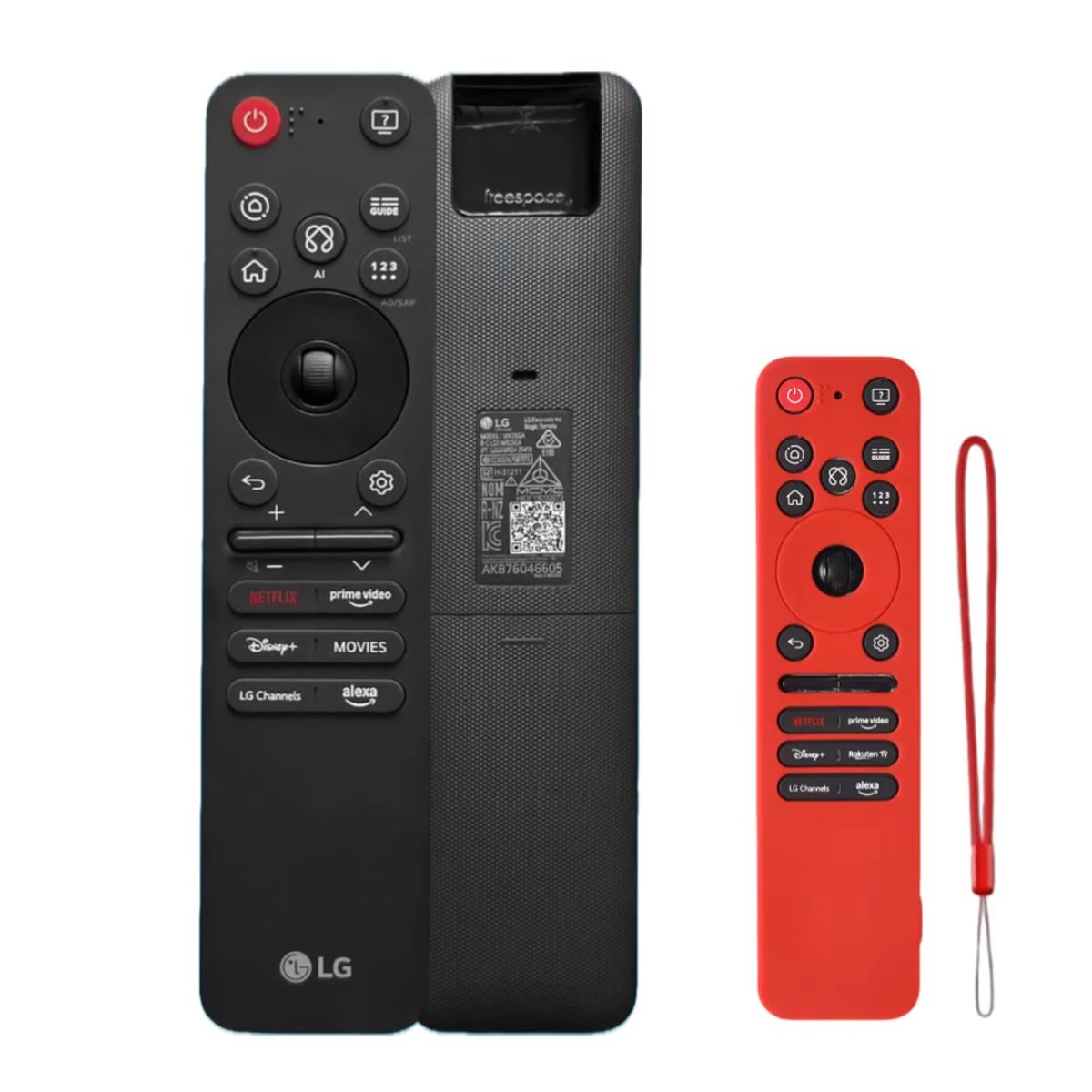 LG - Control LG mágico MR25GA 2025 smart más funda rojo