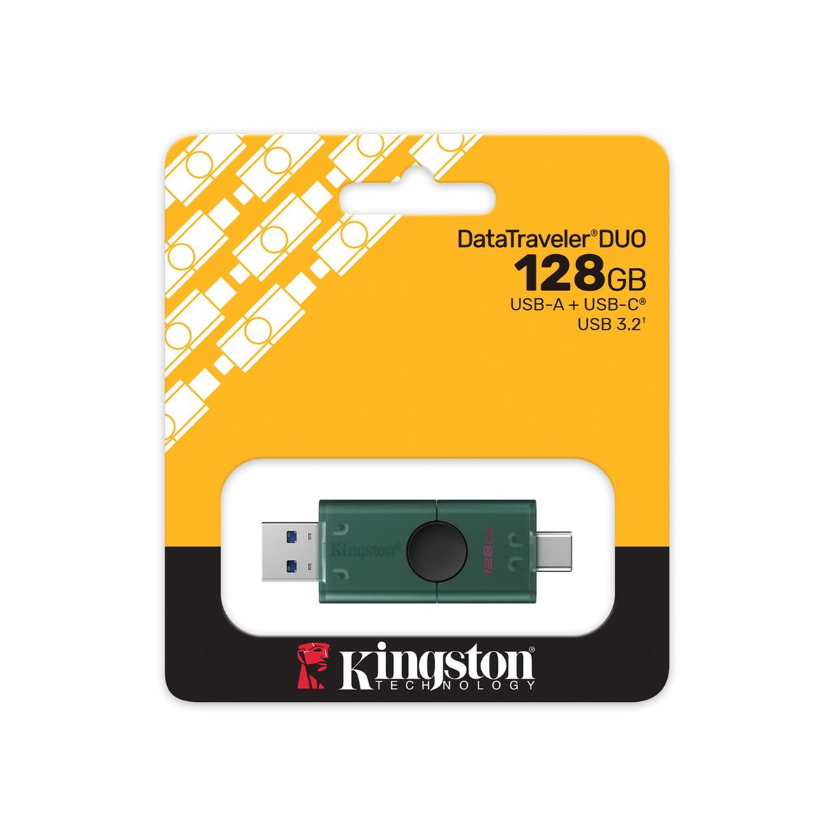KINGSTON - MEMORIA USB KINGSTON DATA TRAVELER DUOG2 128GB 3.2 GEN1