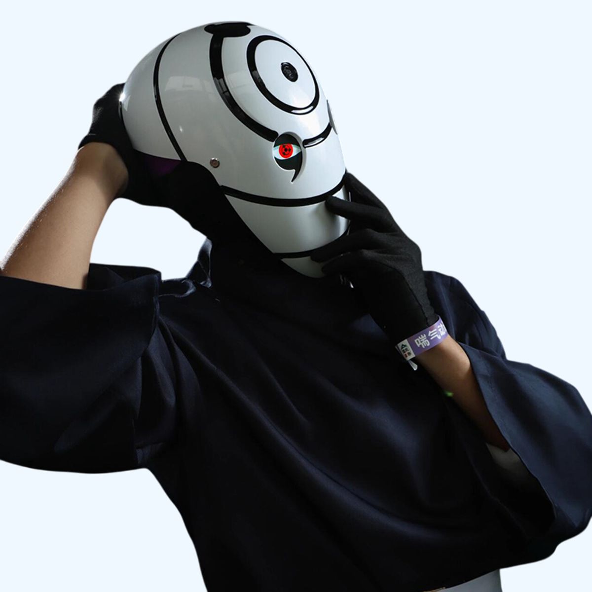 GENERICO - Figura de Anime Naruto Uchiha Obito máscara brillante Sharingan Rinnegan