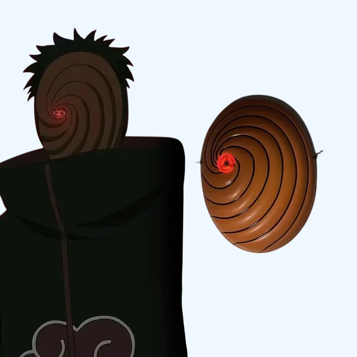 GENERICO - Figura de Anime Naruto Uchiha Obito máscara brillante Sharingan Rinnegan