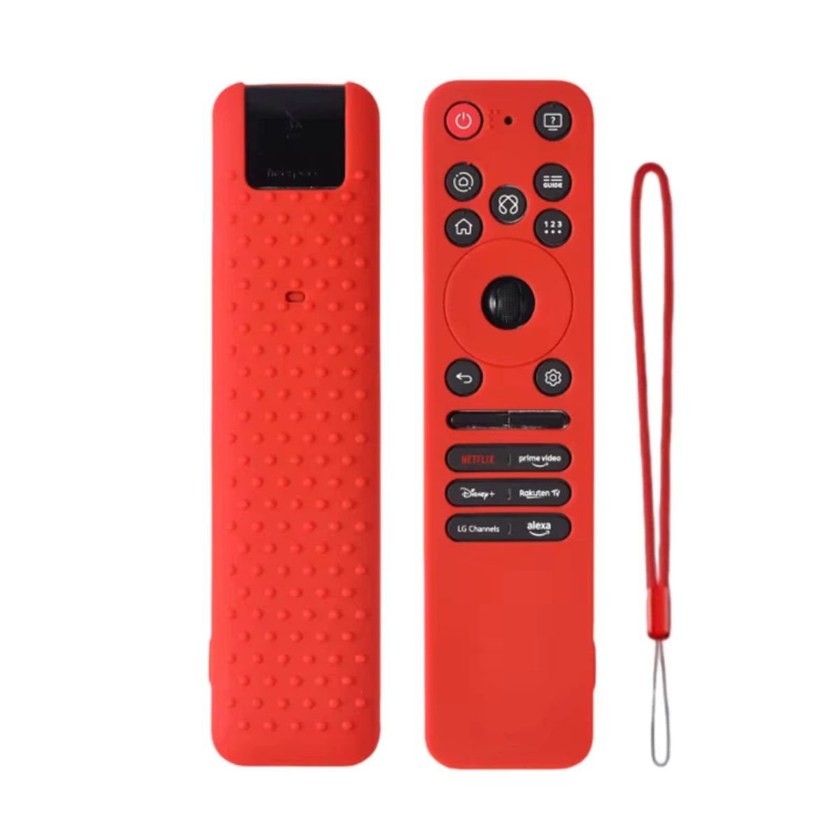 CASE - Funda protector carcasa para Control LG Magic 2025 MR25 rojo