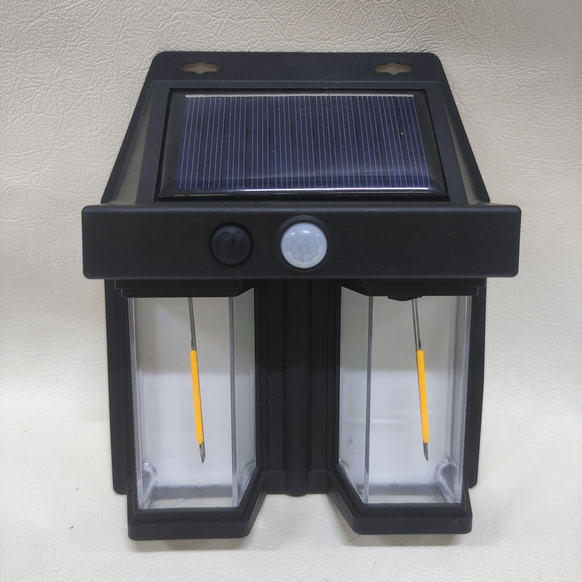 GENERICO - LAMPARA DOBLE SOLAR DE PARED F3576