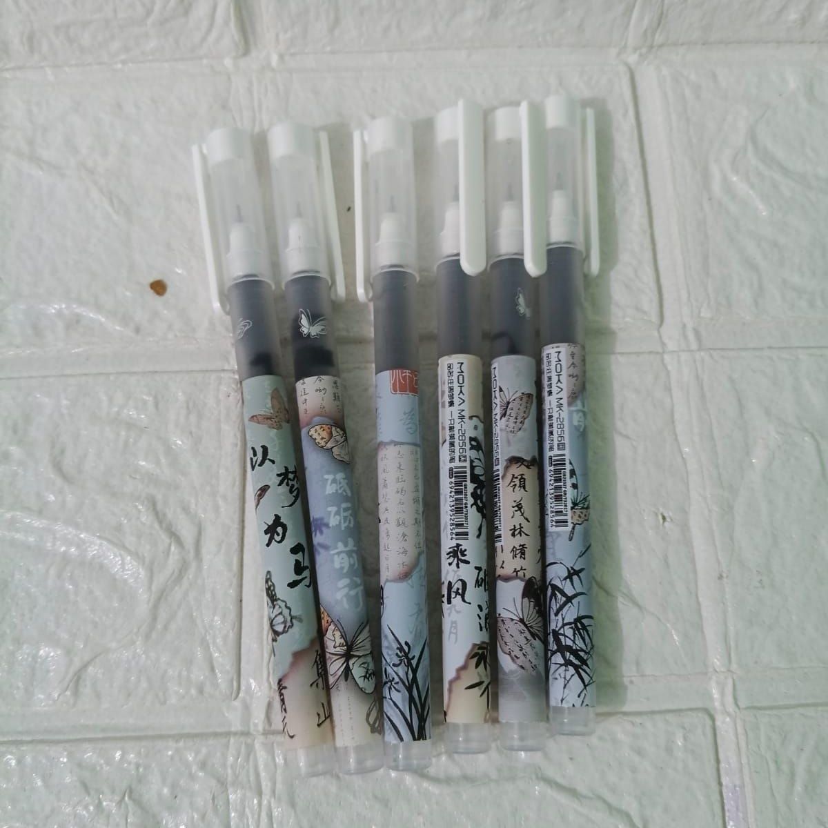 GENERICO - SET DE 6 BOLIGRAFOS ESTILO CHINO