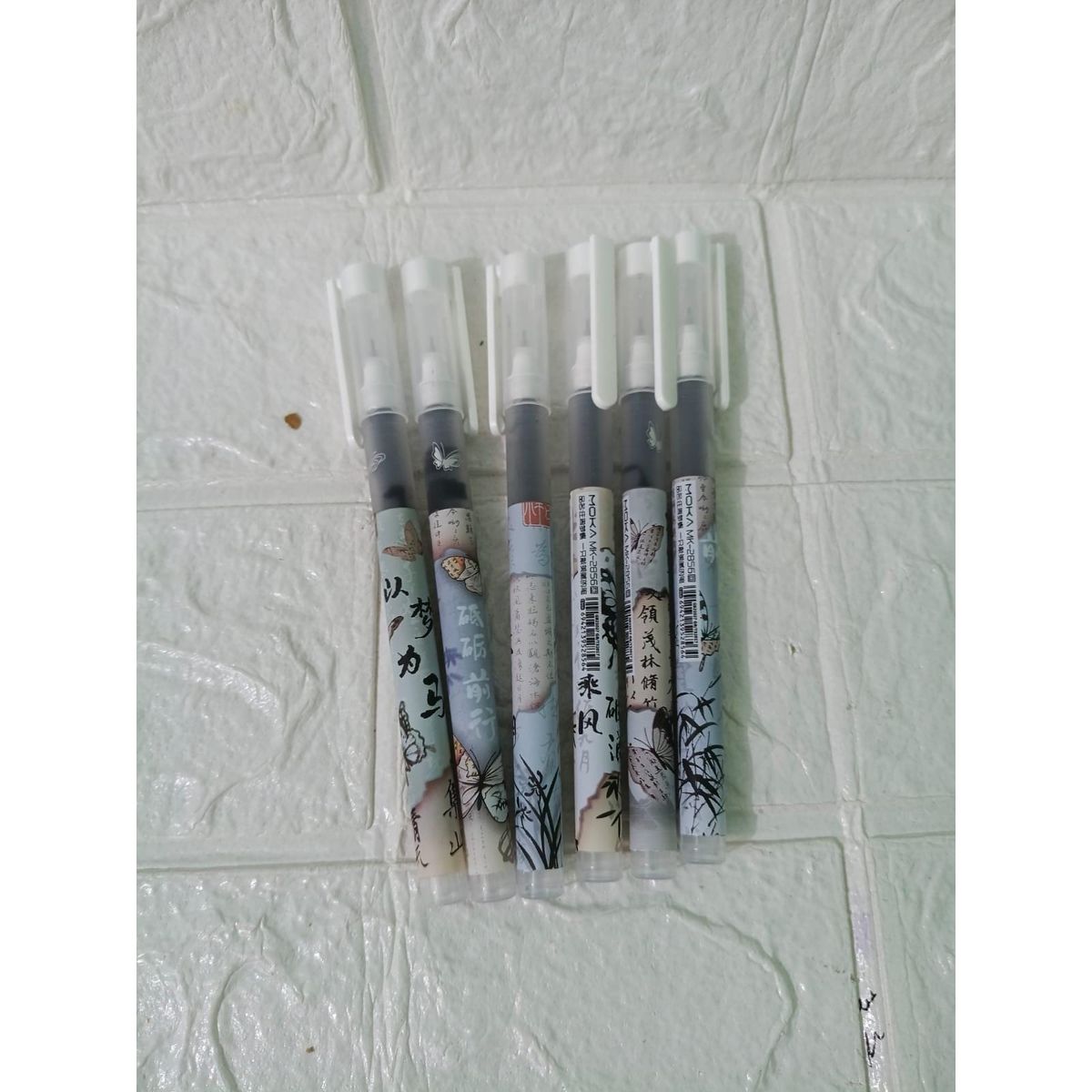 GENERICO - SET DE 6 BOLIGRAFOS ESTILO CHINO