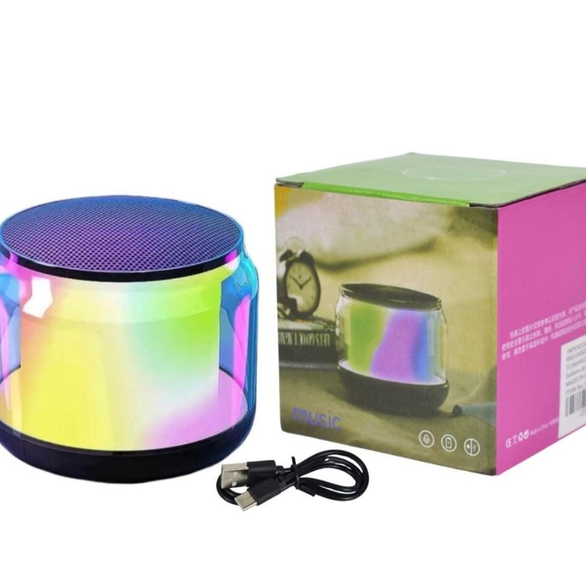 MORITA BAG STORE - PARLANTE INALAMBRICO 5W LUCES LED