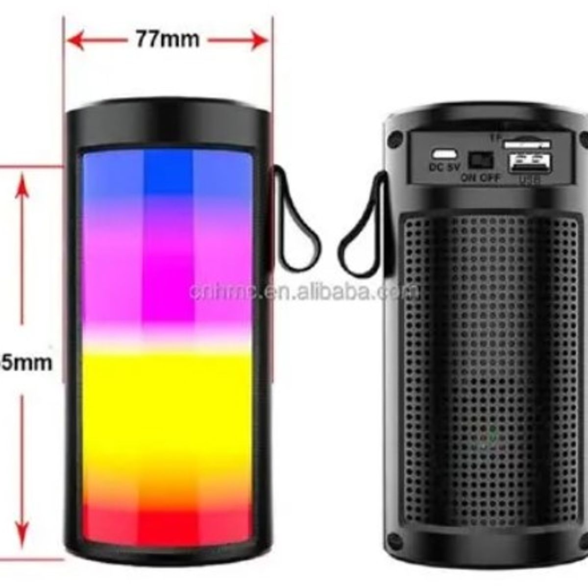 MORITA BAG STORE - PARLANTE BLUETOOTH INALAMBRICO 5W CON LUCES LED MODELO ZQS1201