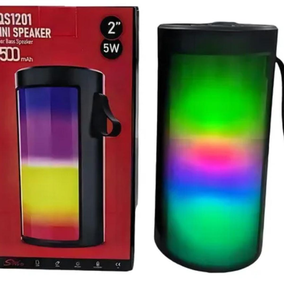 MORITA BAG STORE - PARLANTE BLUETOOTH INALAMBRICO 5W CON LUCES LED MODELO ZQS1201