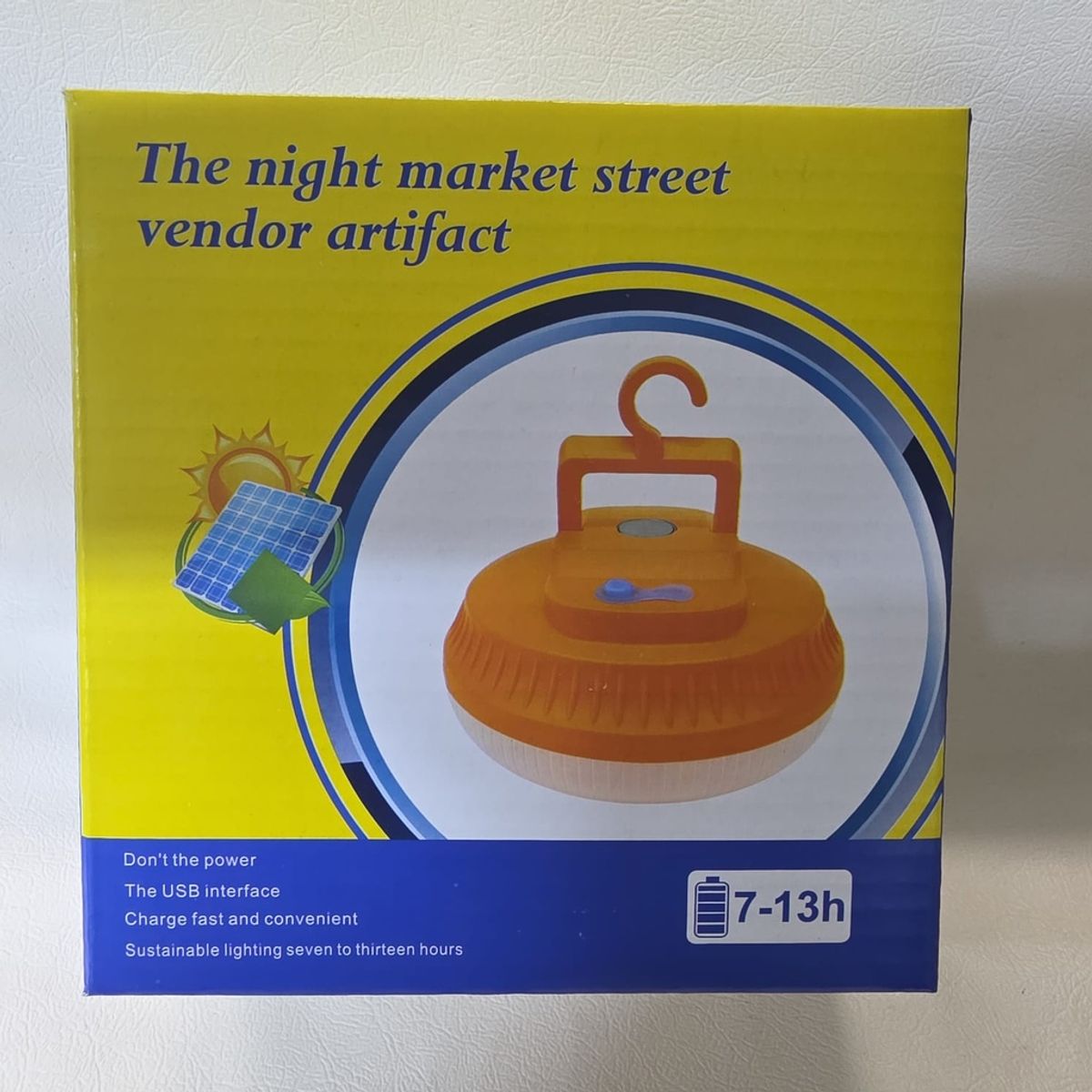 GENERICO - FOCO RECARGABLE 3600 mAh YELLOW