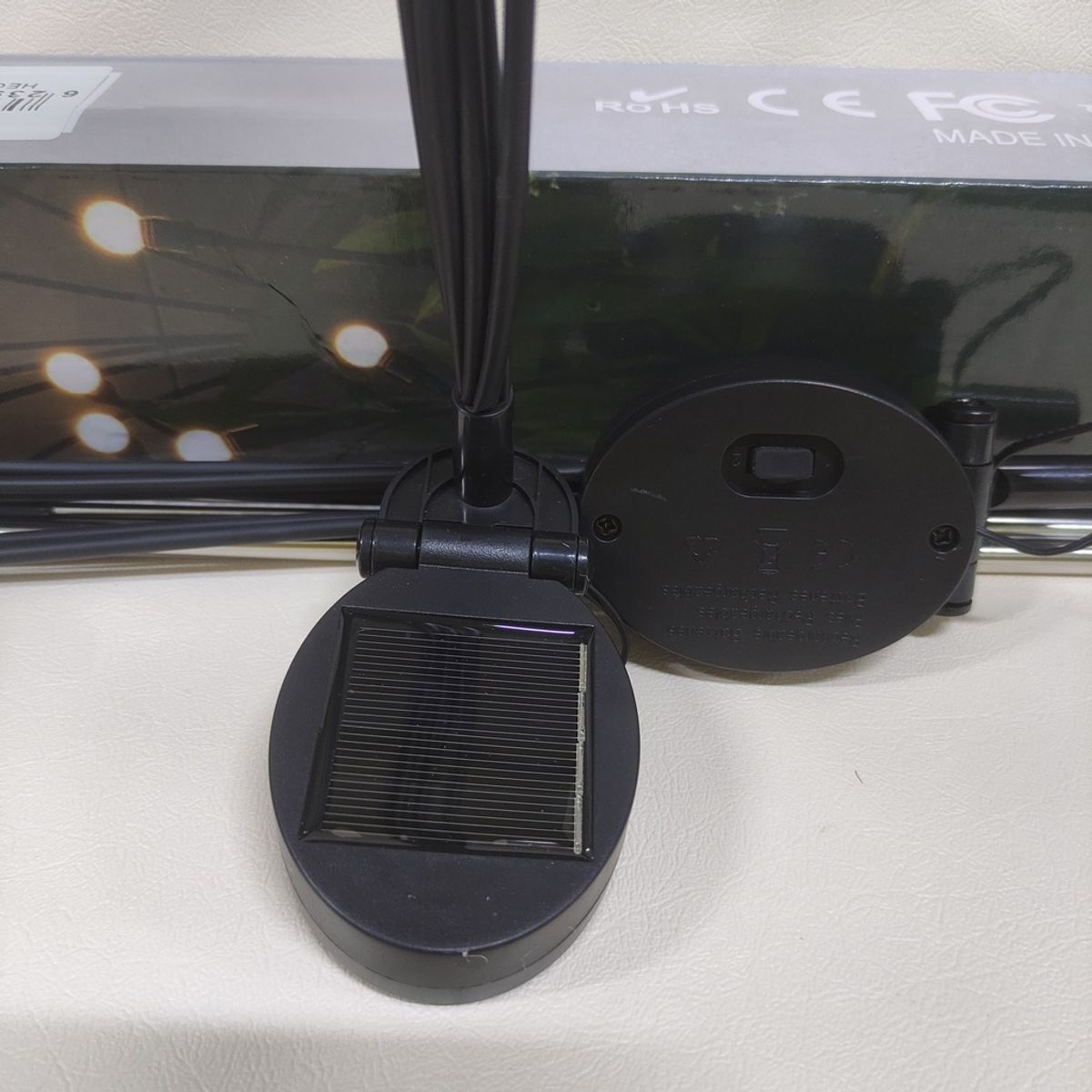 GENERICO - PACK 2 LUCES SOLARES LUCIERNAGA -P-44-