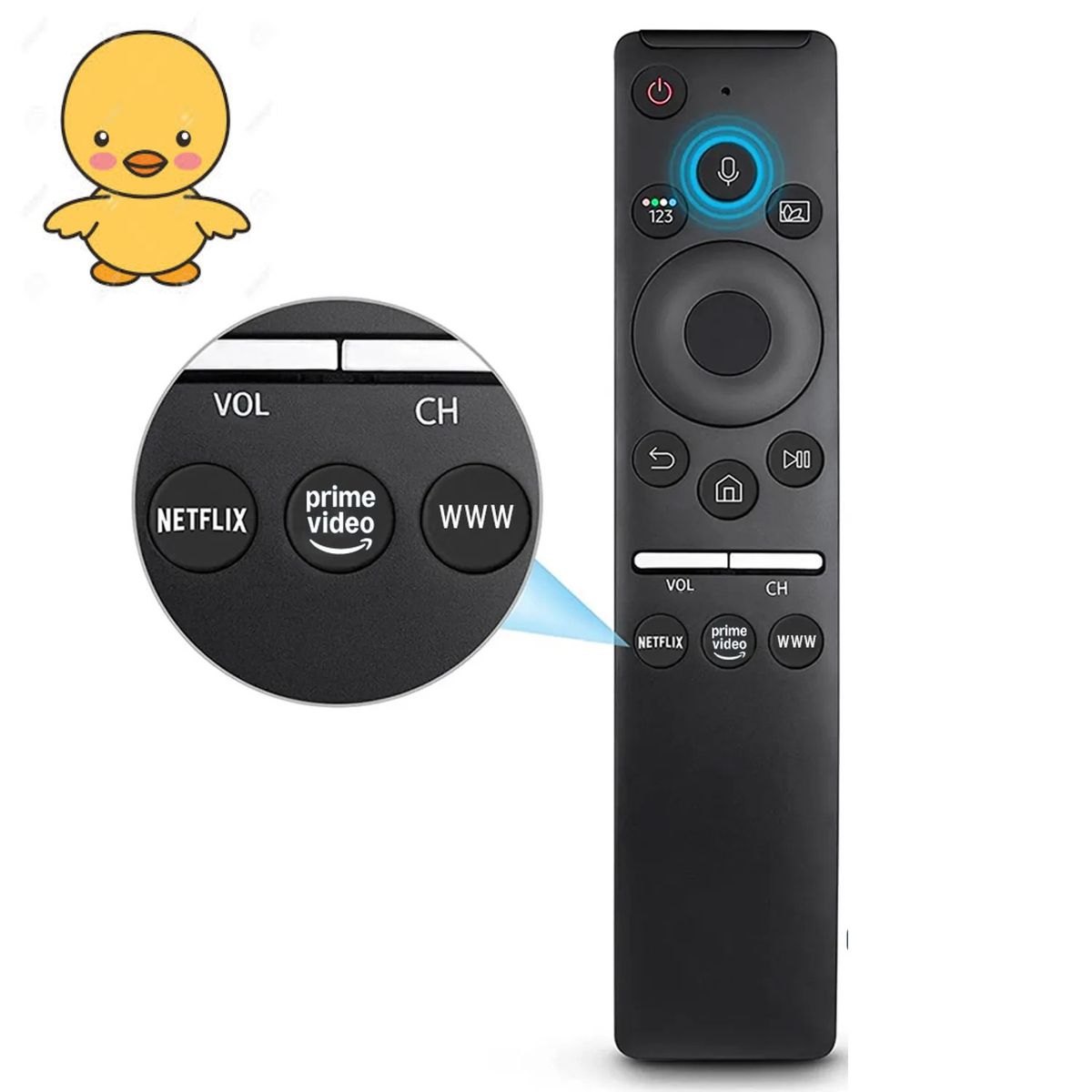 GENERICO - Control Remoto BN59-01312 Por Voz Para Tv Samsung Smart