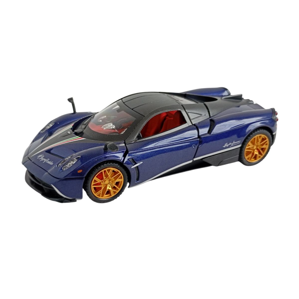 DIECAST MASTER - Auto Colección Pagani Huayra Con Sonido Y Luces Escala 124