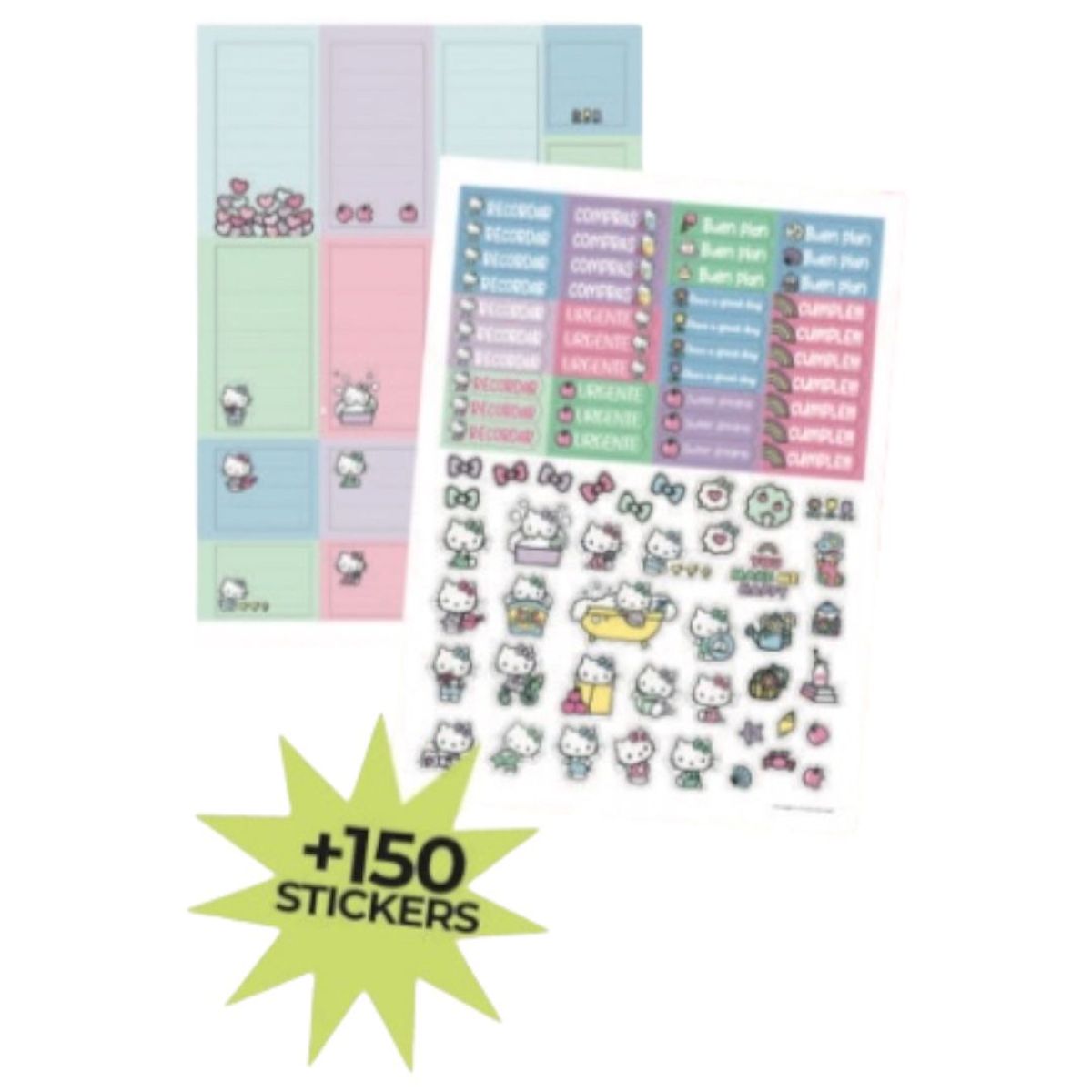 SANRIO - Agenda 2026 Hello Kitty Modelo 2 + Stickers