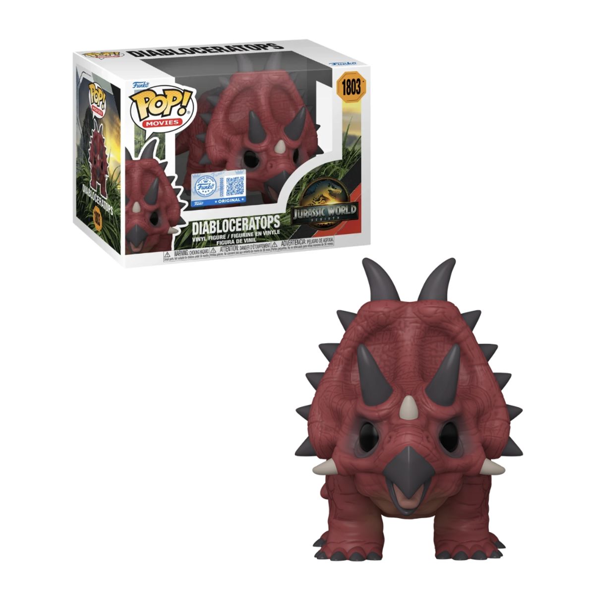 FUNKO - Diabloceratops Funko Pop 1803 Jurassic World Exclusivo