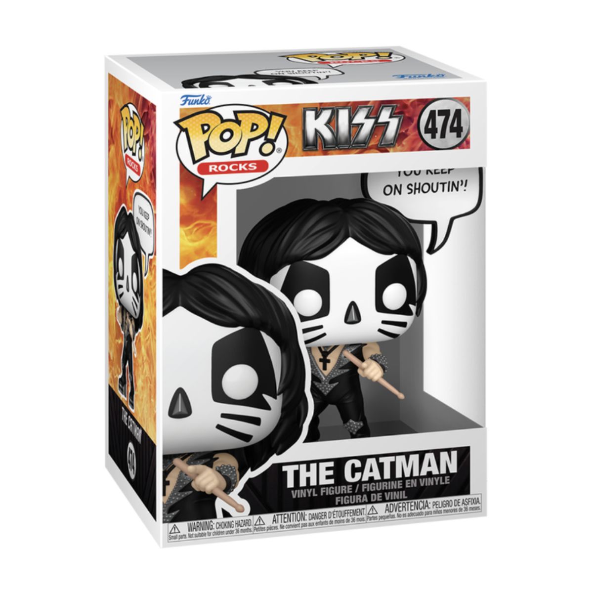 FUNKO - The Catman Funko Pop 474 Kiss Rock and Roll All Nite