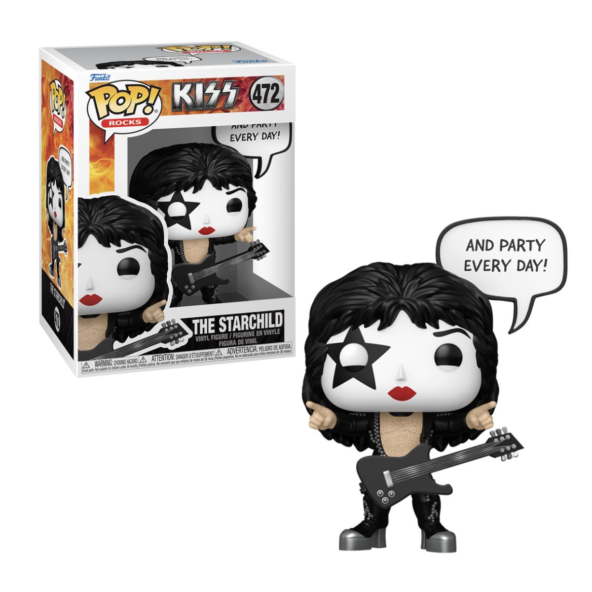 FUNKO - The Starchild Funko Pop 472 Kiss Rock and Roll All Nite