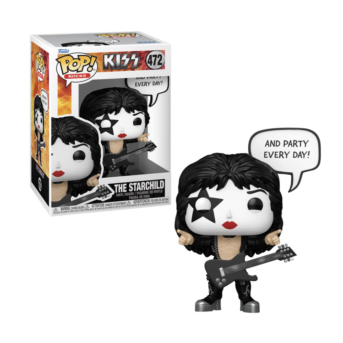 FUNKO - The Starchild Funko Pop 472 Kiss Rock and Roll All Nite