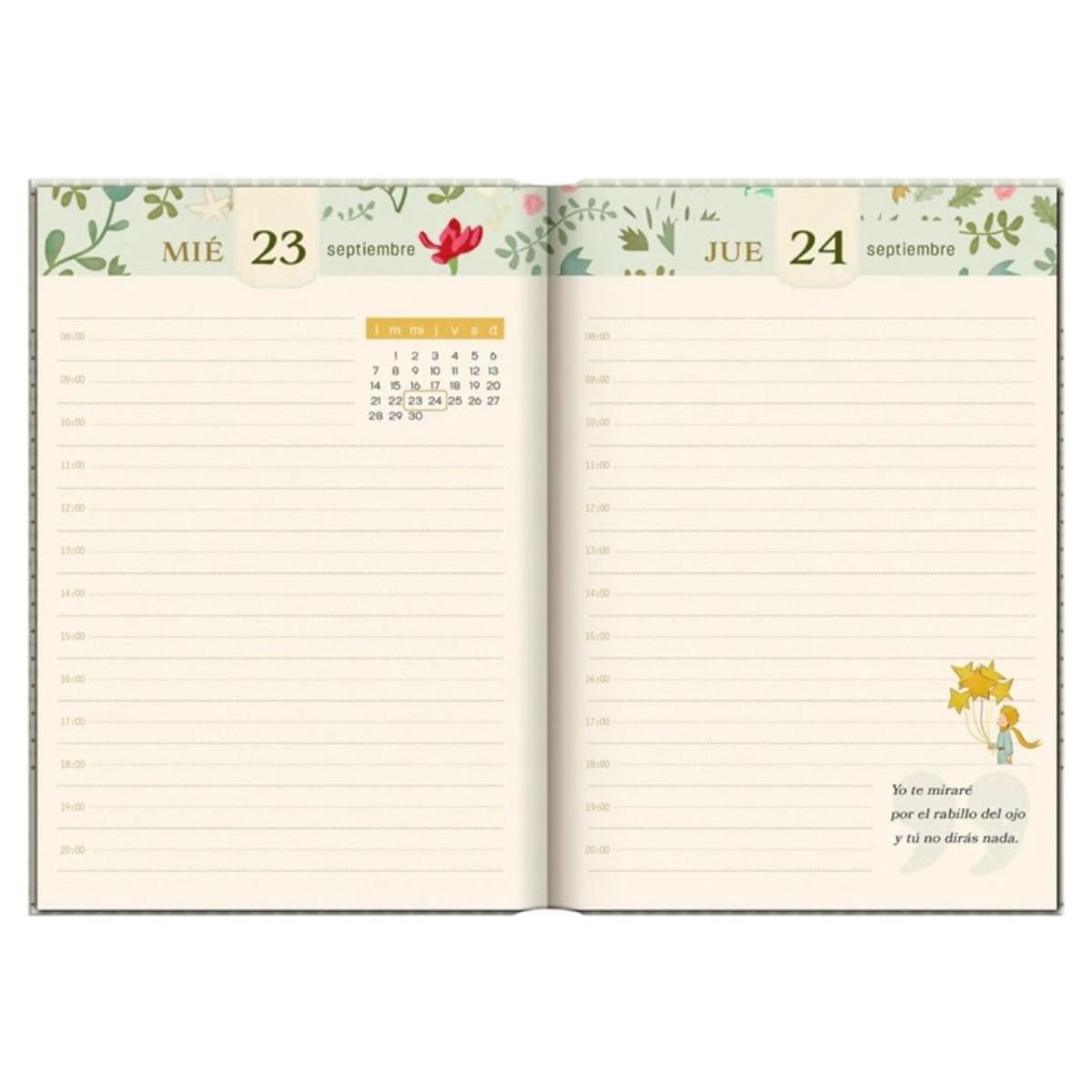 DGNOTTAS - Agenda PP 2026 Principito diaria