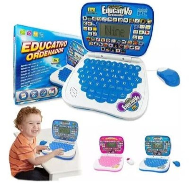 GENERICO - JUGUETE LAPTOP PARA NIÑO Y NIÑA MODELO KAWAII