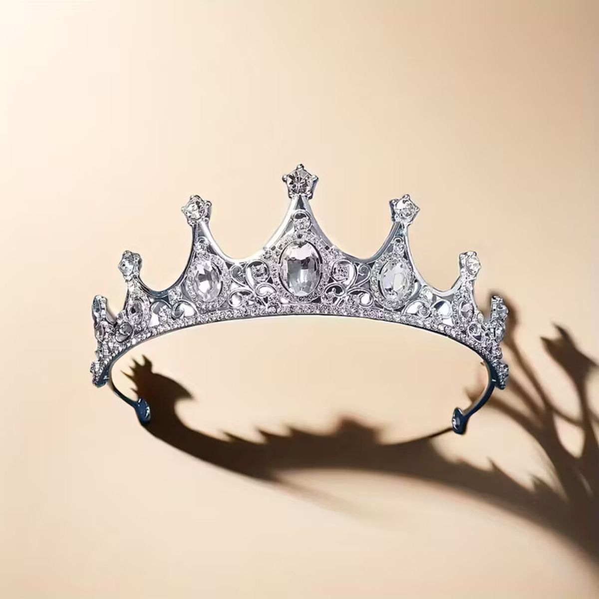 GENERICO - CORONA PARA CUMPLEAÑOS - COLOR PLATEADO