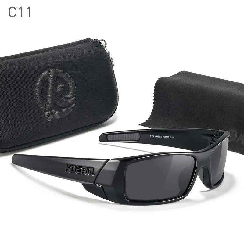 GENERICO - LENTES DE SOL MARCA KDEAM - NEGRO BRILLANTE - KD338-C11