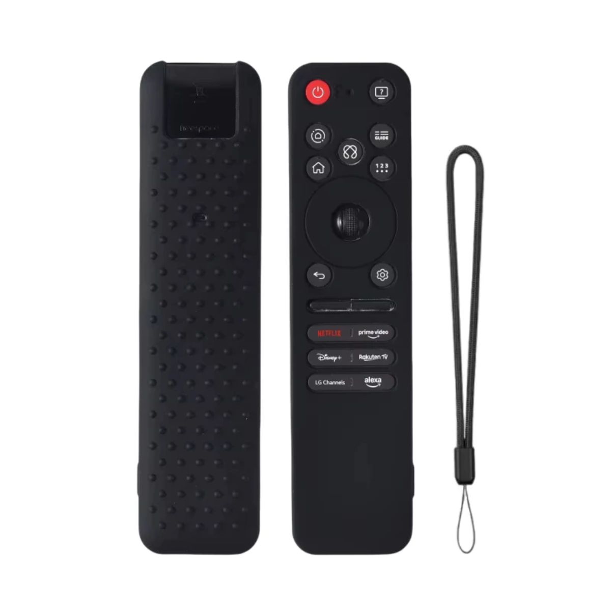 CASE - Funda protector carcasa para Control LG Magic 2025 MR25 negro