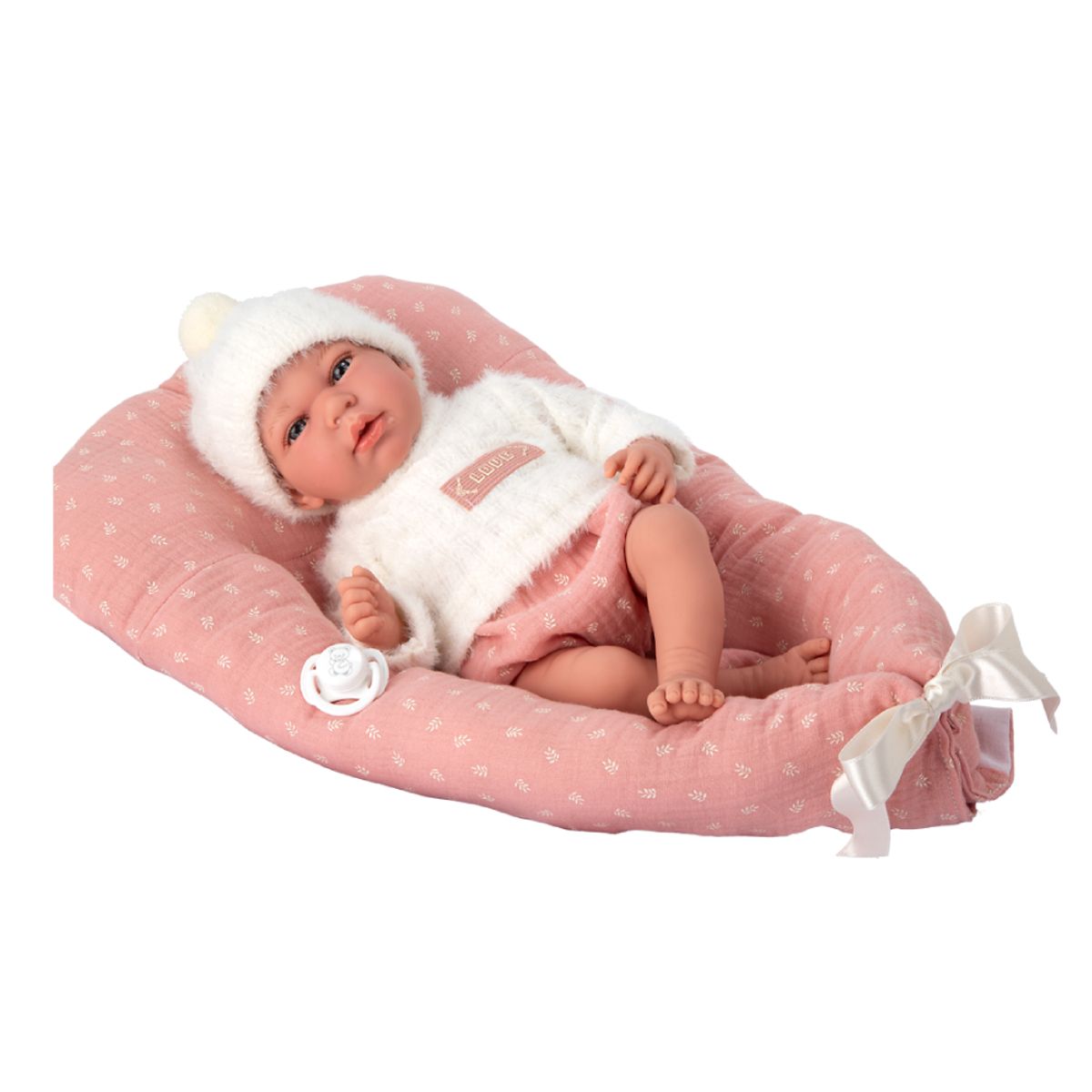 MUÑECAS REBORN - Muñeca de Peso Elegance 40 cm Andie Rosa Cojín Arias 60901