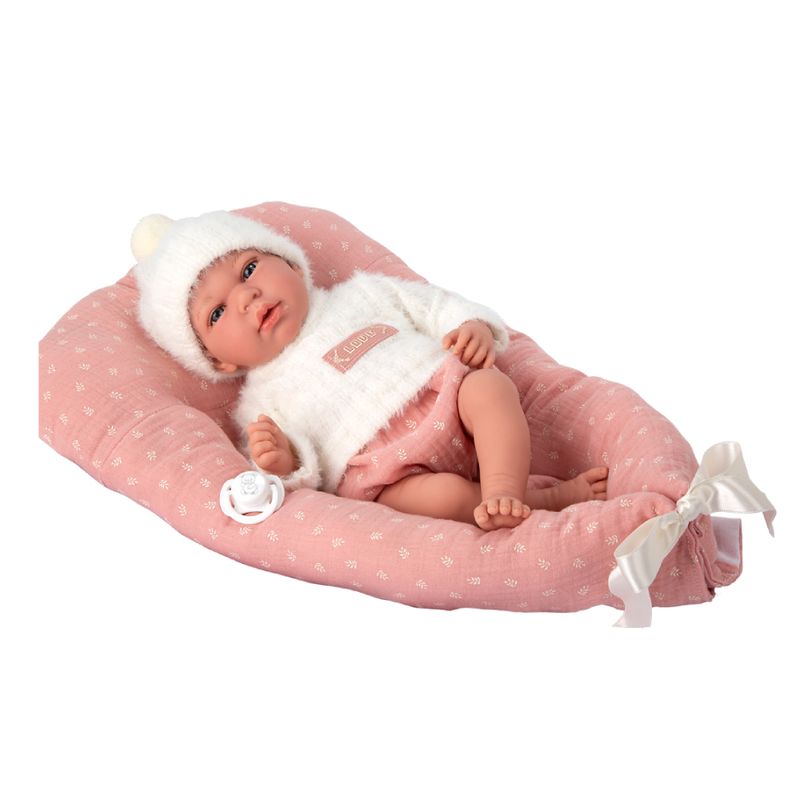 MUÑECAS REBORN - Muñeca de Peso Elegance 40 cm Andie Rosa Cojín Arias 60901