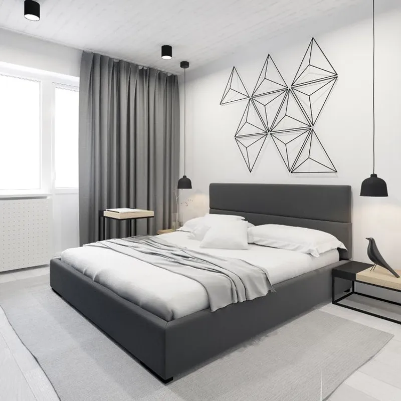 GENERICO - Cama Box Tarima Magic Grafito Queen La Industria